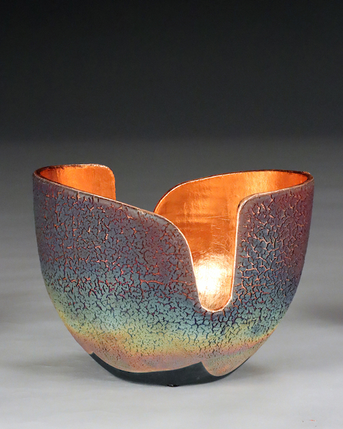 Click to view detail for WB-1484 Raku Glowpot $750